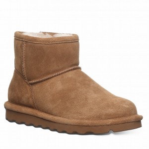 Bearpaw Alyssa Wide Bot Kadın Kahverengi | QKW15KJ