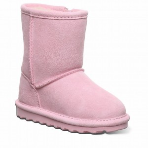 Bearpaw Elle Toddler Zipper Bot Çocuk Pembe | BBV4045NU