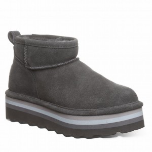 Bearpaw Retro Shorty Kalın Taban Bot Kadın Gri | YJF2112LV