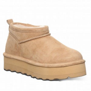 Bearpaw Retro Super Shorty Kalın Taban Bot Kadın Kahverengi | BQO5392QG