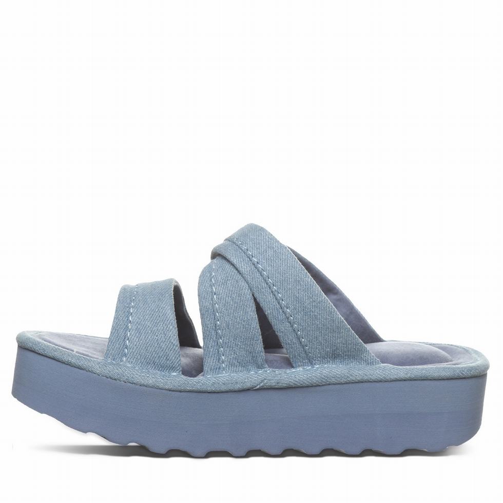 Bearpaw Altitude Sandalet Kadın Mavi | RUG8576FO