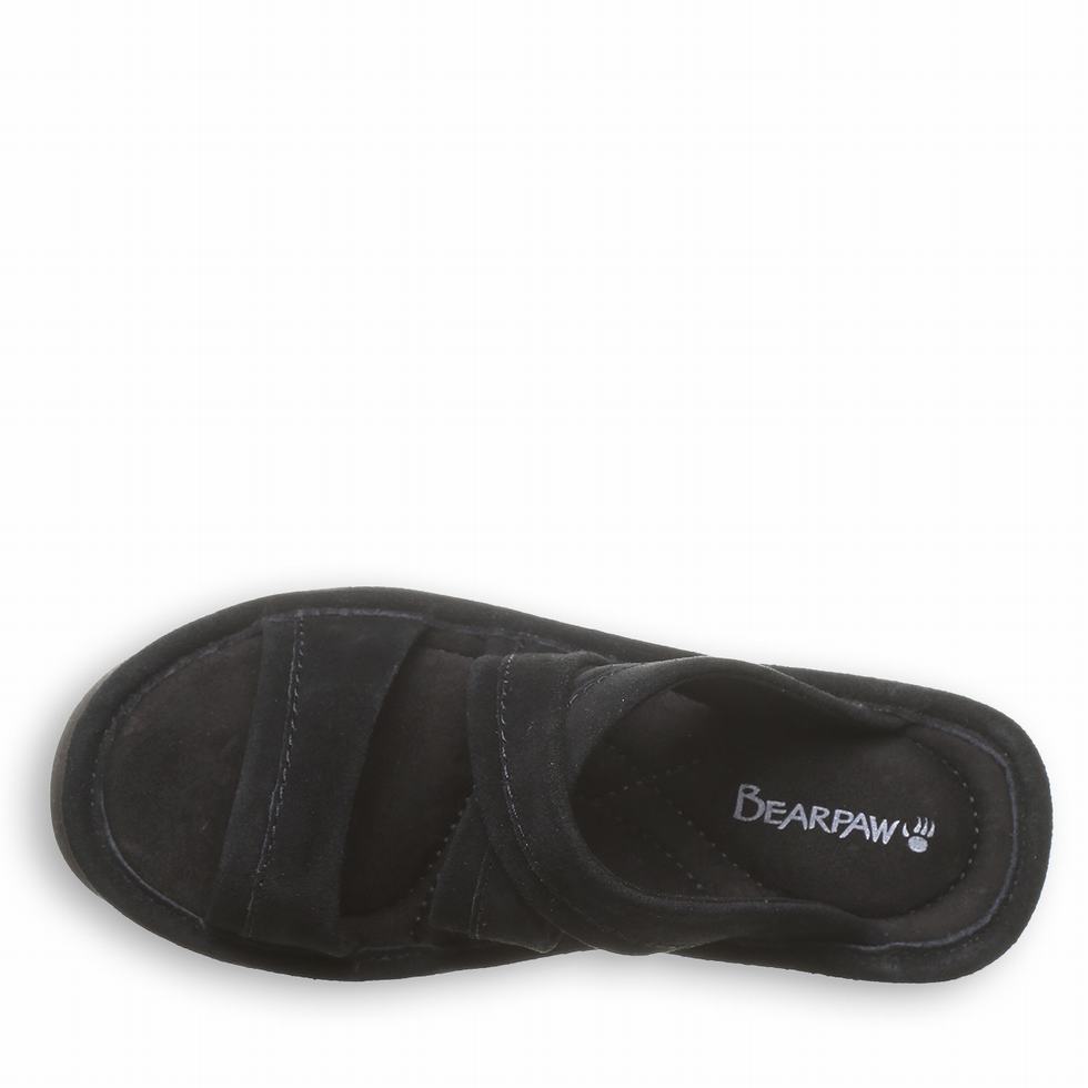 Bearpaw Altitude Sandalet Kadın Siyah | YQN2627LN