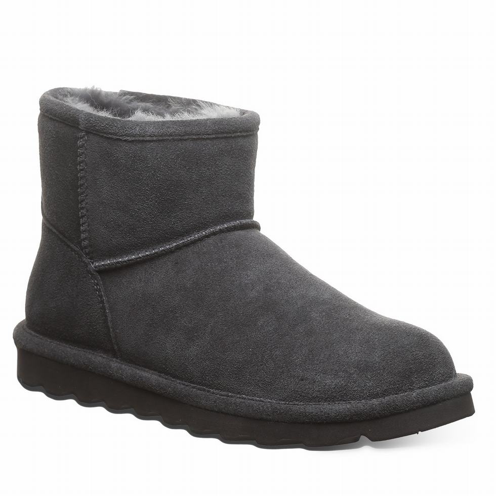 Bearpaw Alyssa Wide Bot Kadın Gray | GMJ1622PO