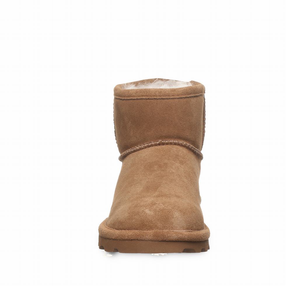 Bearpaw Alyssa Wide Bot Kadın Kahverengi | QKW15KJ