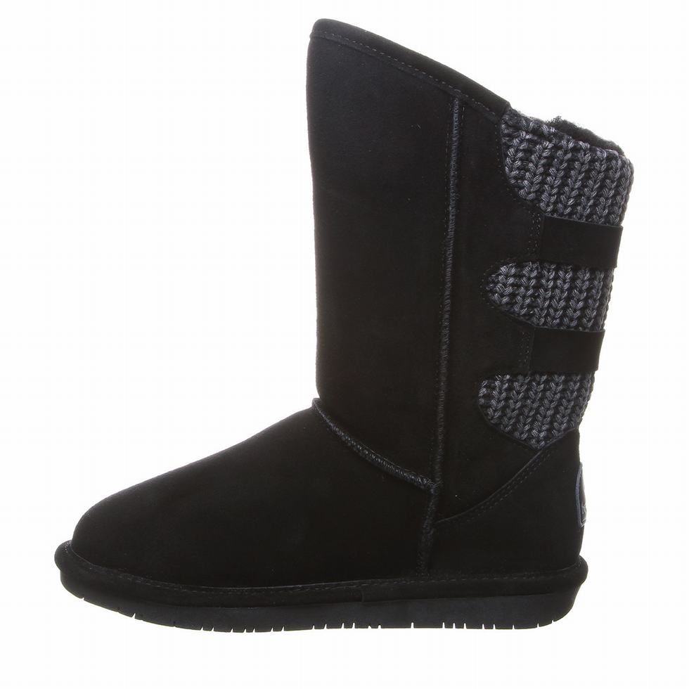 Bearpaw Boshie Wide Uzun Bot Kadın Siyah | TGU3259EM