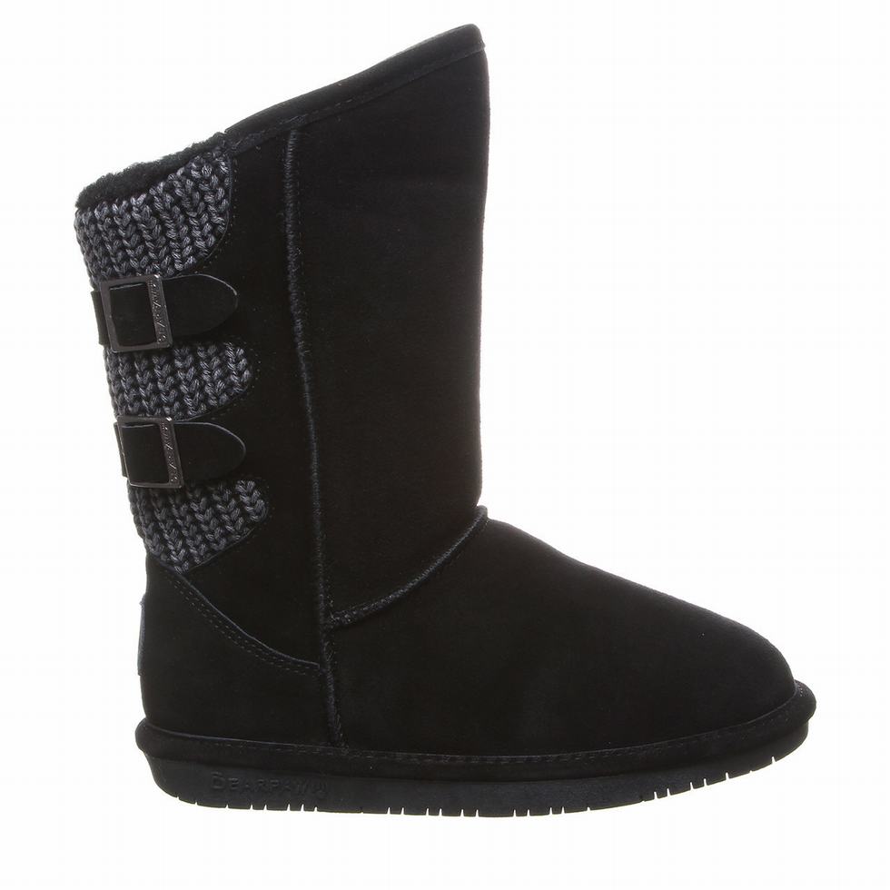 Bearpaw Boshie Wide Uzun Bot Kadın Siyah | TGU3259EM