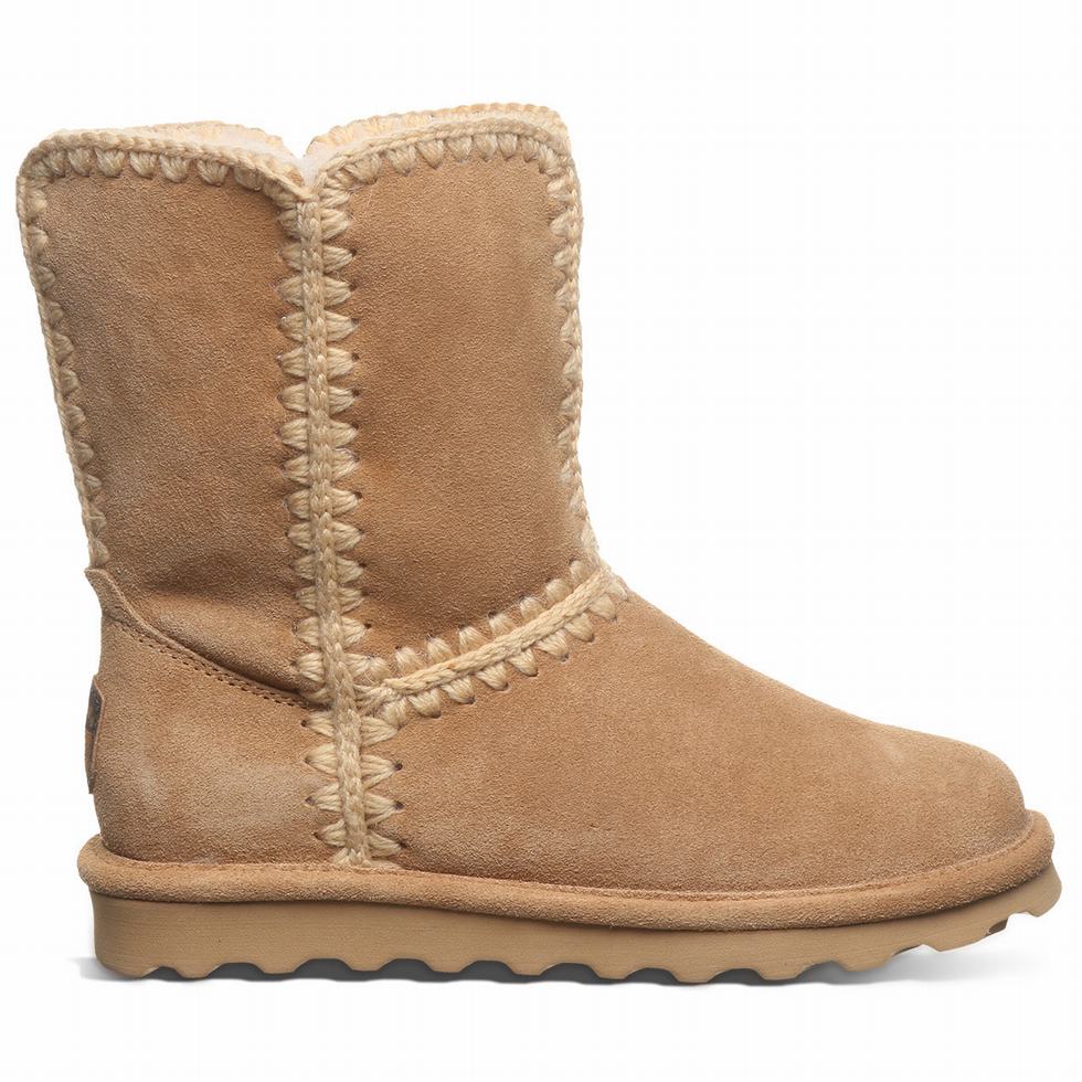 Bearpaw Elle Short Bot Kadın Kahverengi | XBM7974WG