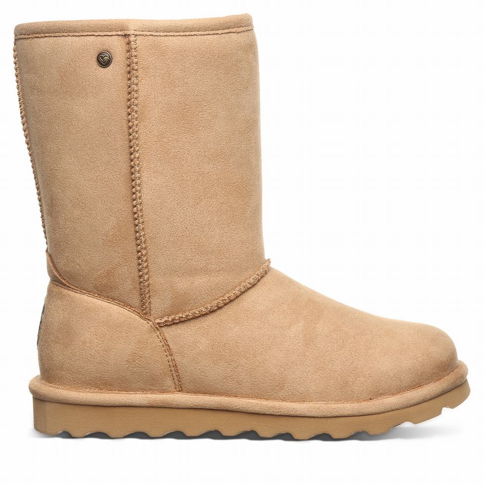 Bearpaw Elle Short Vegan Bot Kadın Kahverengi | OQR7085PR