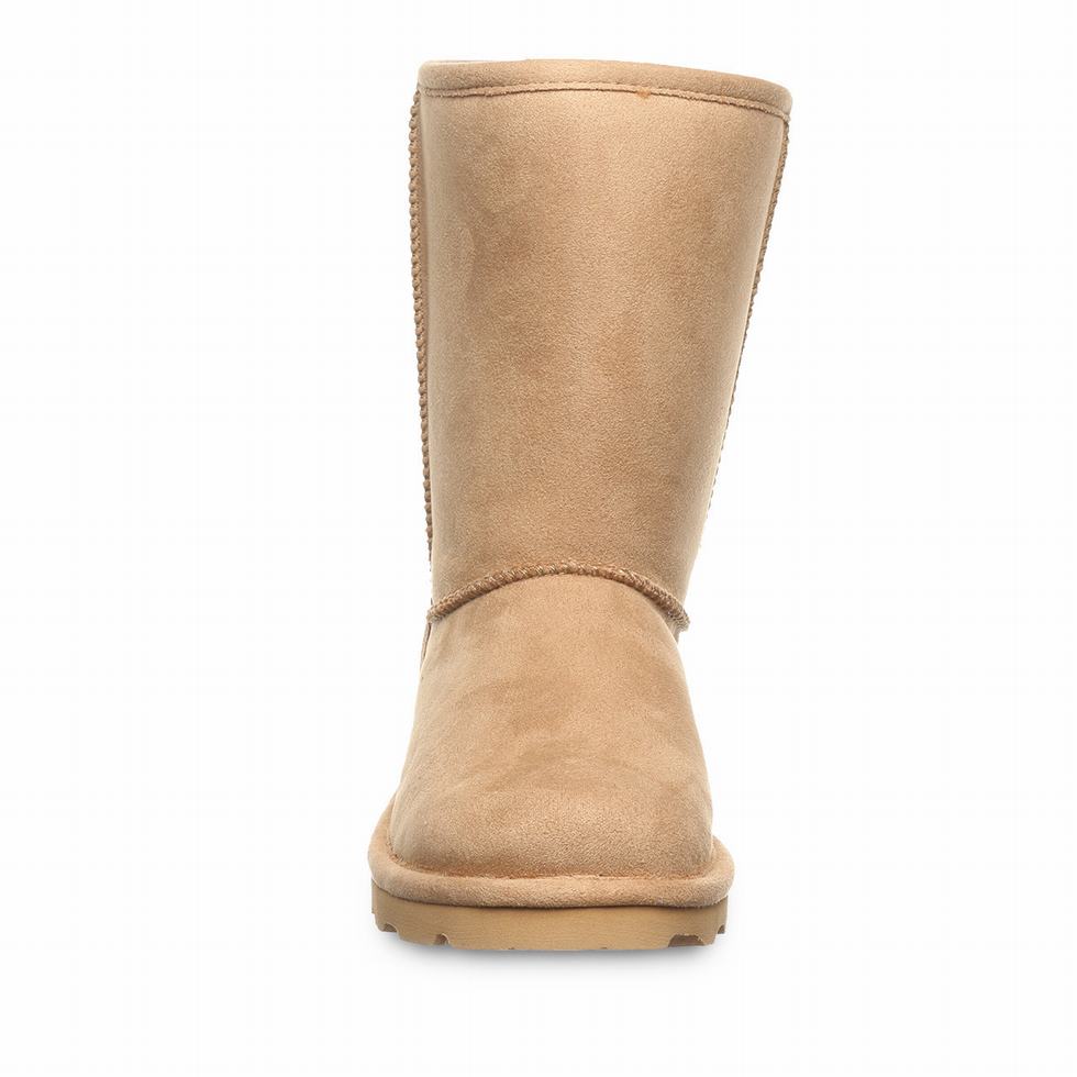 Bearpaw Elle Short Vegan Bot Kadın Kahverengi | OQR7085PR