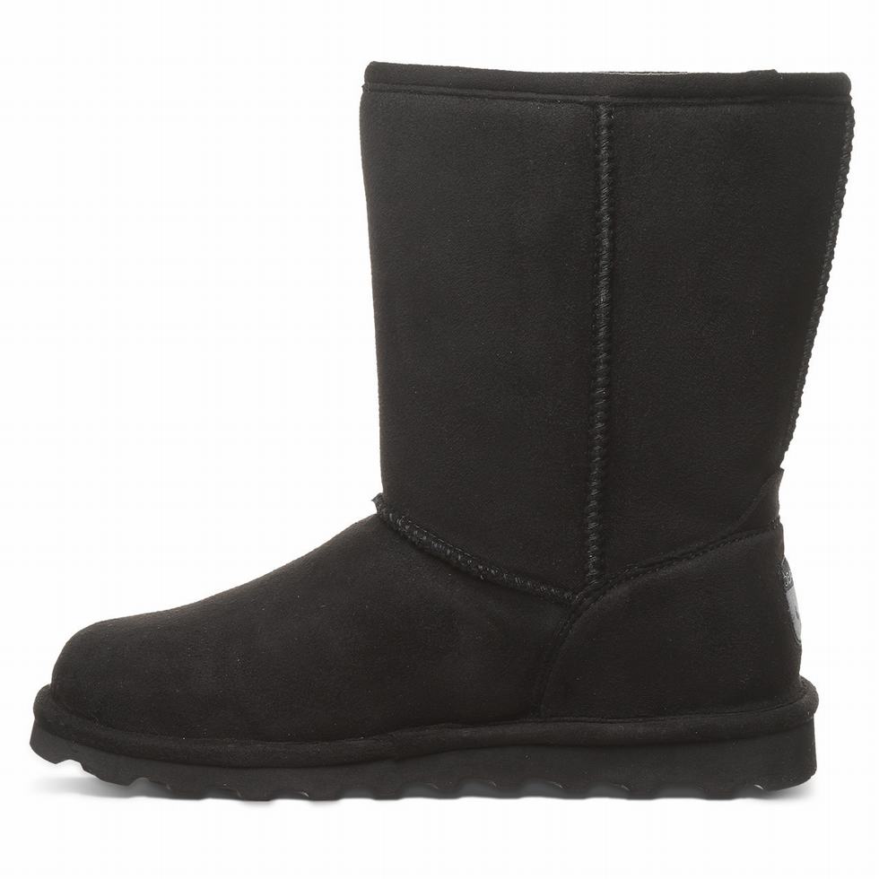 Bearpaw Elle Short Vegan Bot Kadın Siyah | DNN2848UA