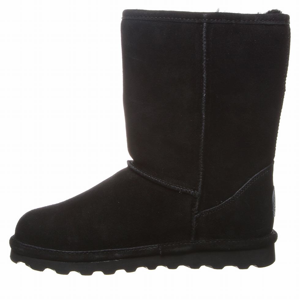 Bearpaw Elle Short Wide Bot Kadın Siyah | CZY1287FG