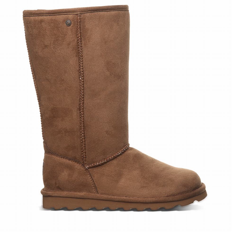 Bearpaw Elle Tall Vegan Bot Kadın Kahverengi | GOB1442ZU