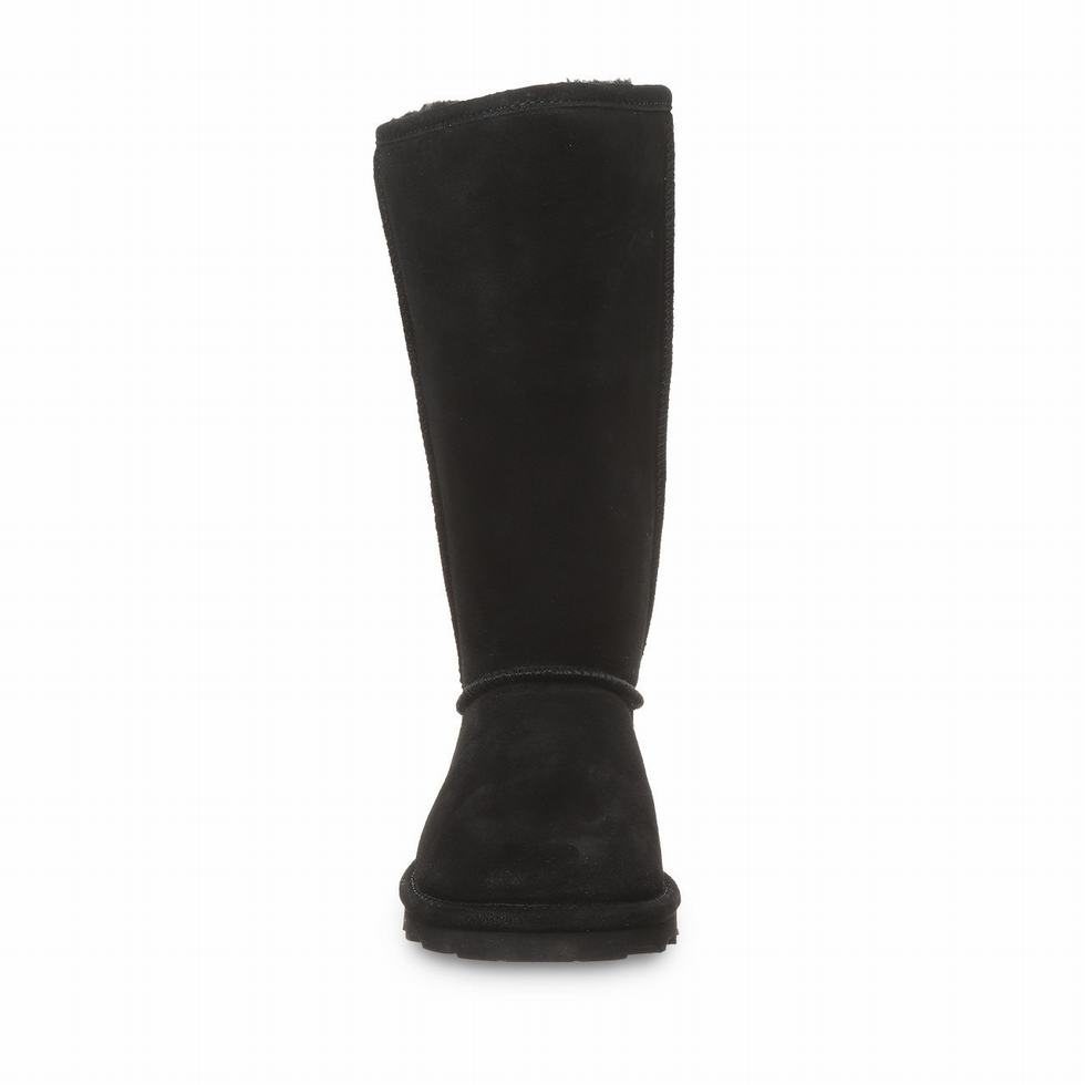 Bearpaw Elle Tall Wide Bot Kadın Siyah | UKL116ZY