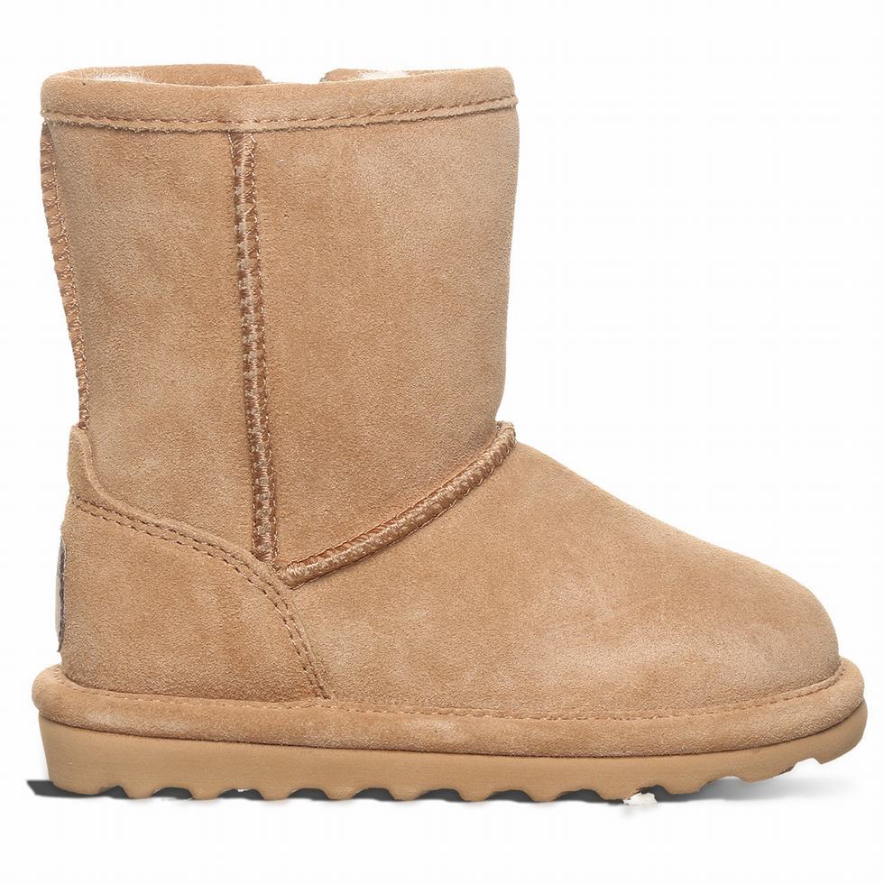 Bearpaw Elle Toddler Zipper Bot Çocuk Kahverengi | EYR942WQ