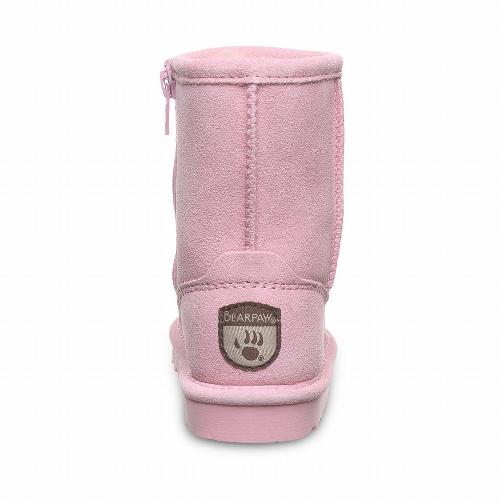 Bearpaw Elle Toddler Zipper Bot Çocuk Pembe | BBV4045NU