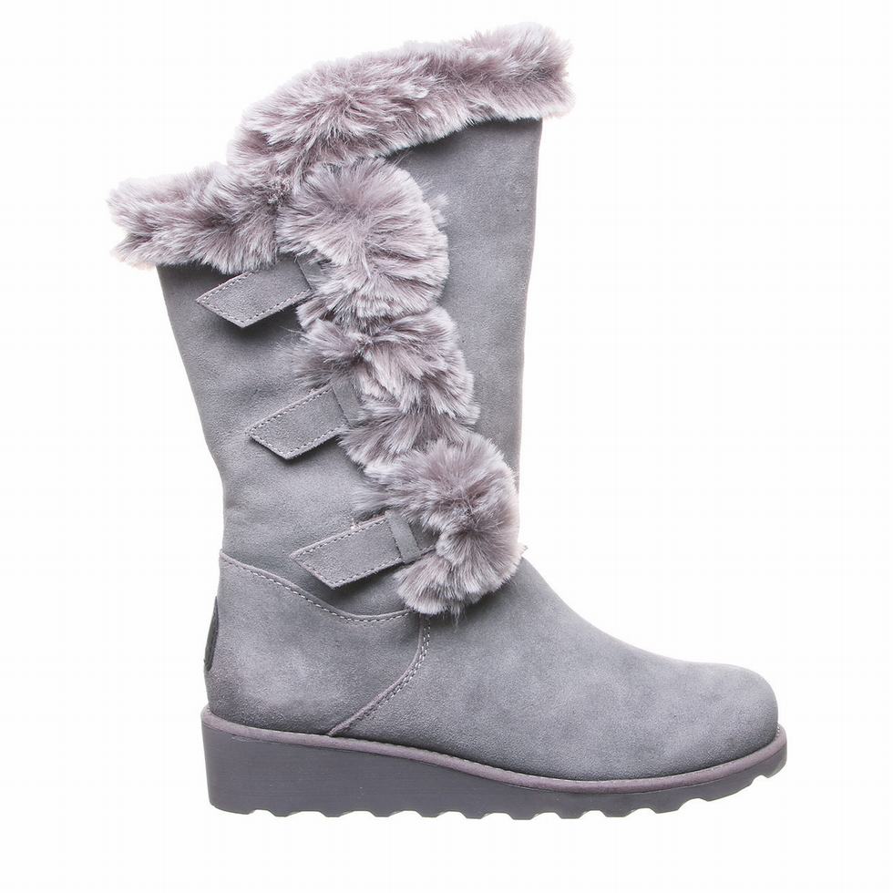 Bearpaw Genevieve Bot Kadın Gri | BRH4287AN