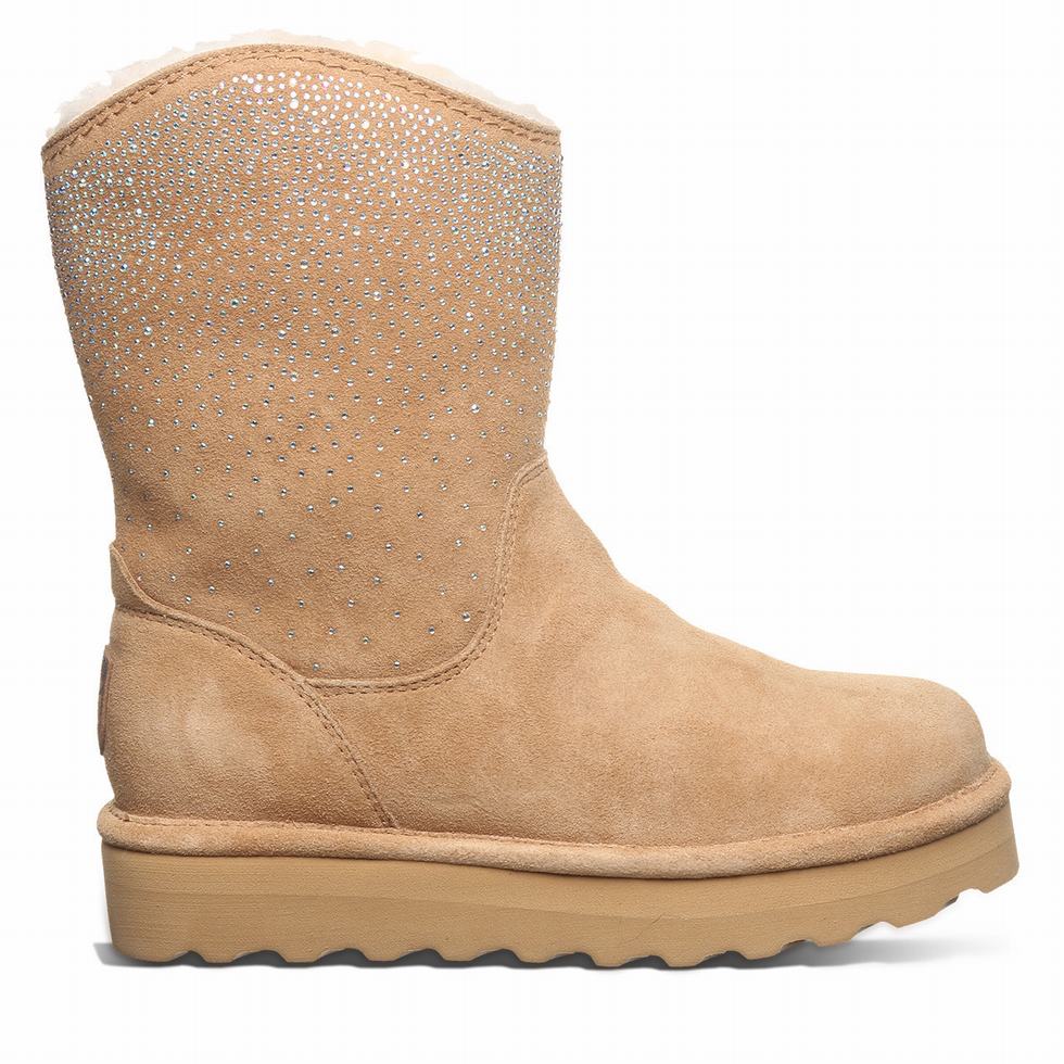 Bearpaw Glam Platform Lo Bot Kadın Kahverengi | RYL8840IO