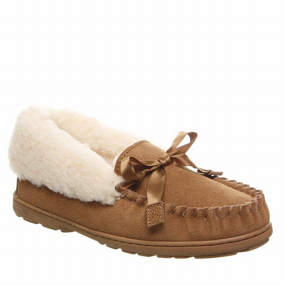 Bearpaw Indio Terlik Kadın Kahverengi | RHG921PK