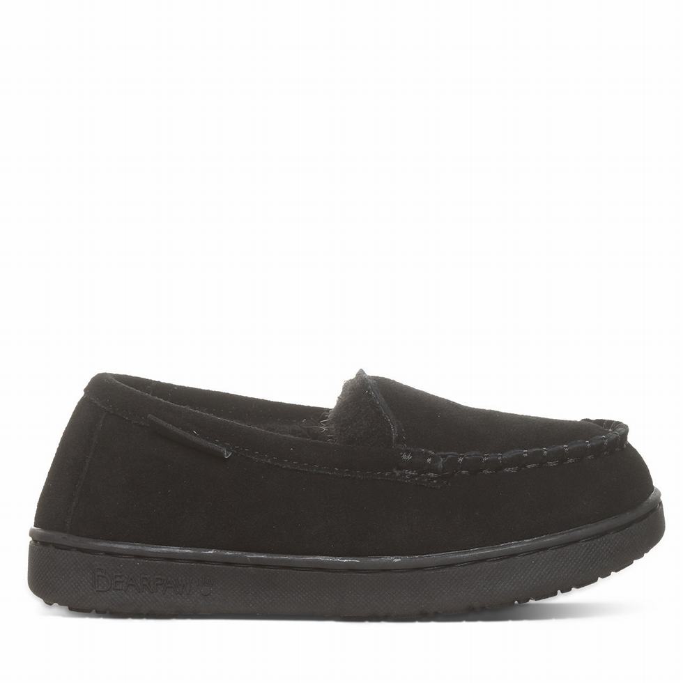 Bearpaw Jamie Youth Terlik Çocuk Siyah | JXX252FB