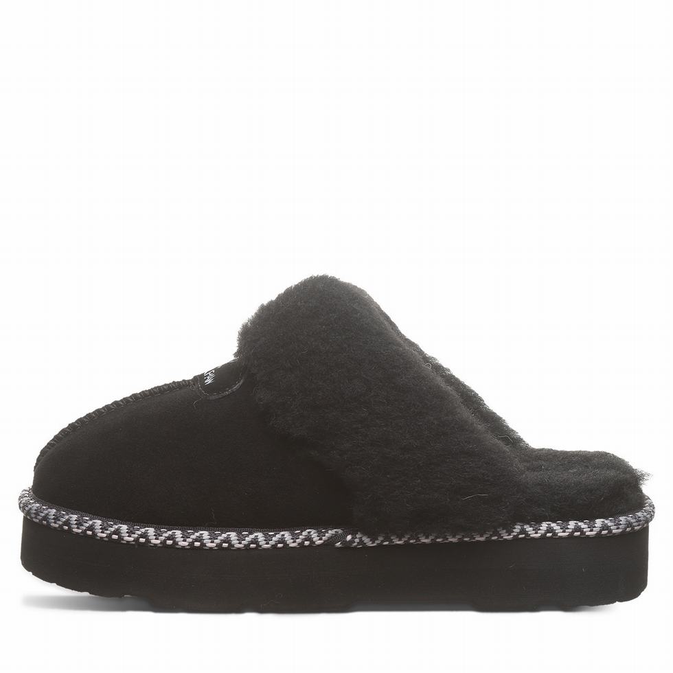 Bearpaw Loki Platform Lo Deco Terlik Kadın Siyah | MUW530DW