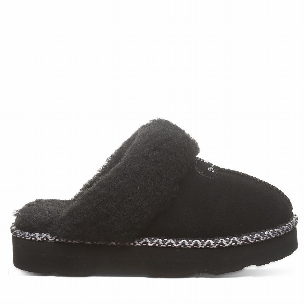 Bearpaw Loki Platform Lo Deco Terlik Kadın Siyah | MUW530DW