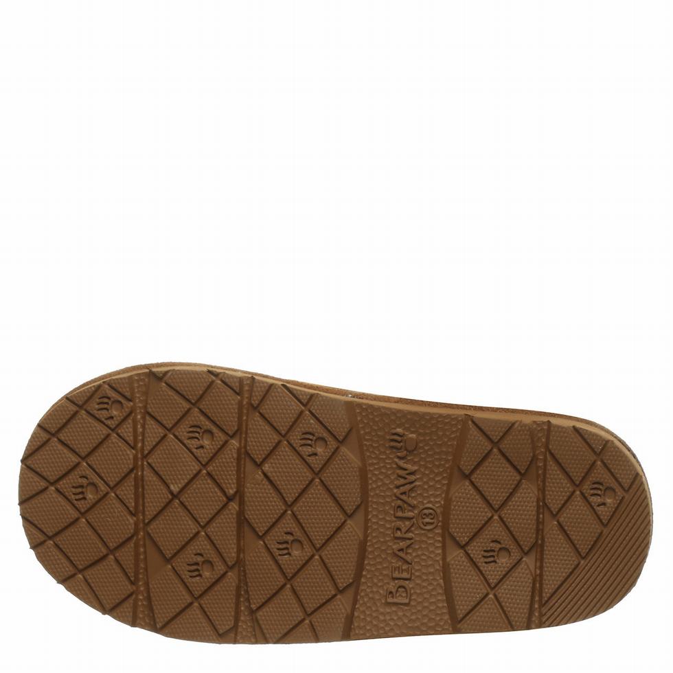 Bearpaw Loki Youth Terlik Çocuk Kahverengi | QTL8129OM