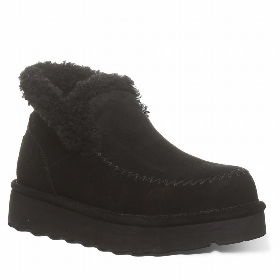 Bearpaw Maeve Platform Lo Bot Kadın Siyah | JAO6451QG