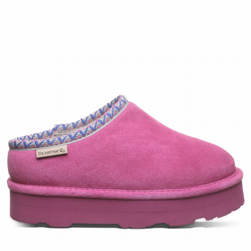 Bearpaw Martis Youth Terlik Çocuk Mor | IQC498OR