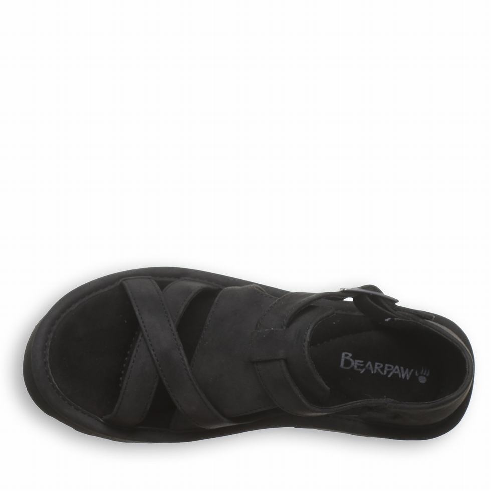 Bearpaw Pinnacle Sandalet Kadın Siyah | XIR8952WY