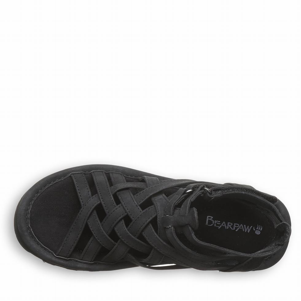 Bearpaw Prominence Sandalet Kadın Siyah | KQS8176XI