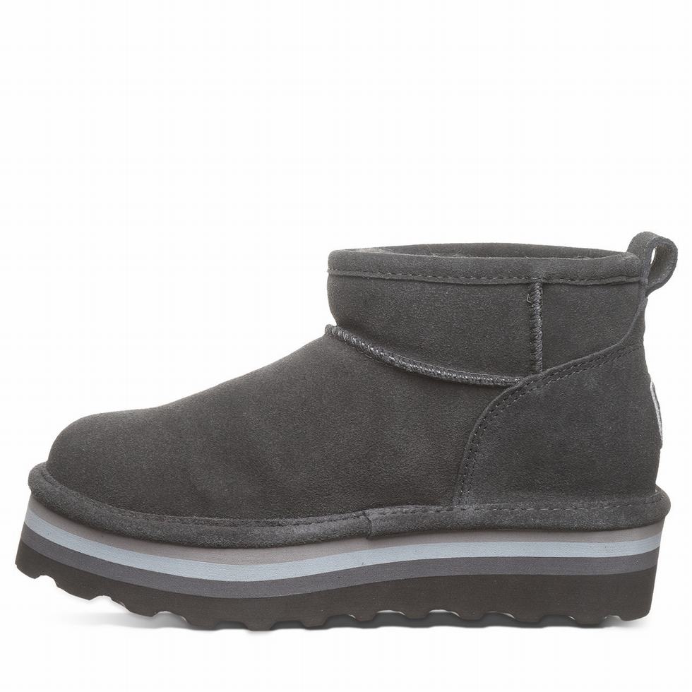 Bearpaw Retro Shorty Kalın Taban Bot Kadın Gri | YJF2112LV