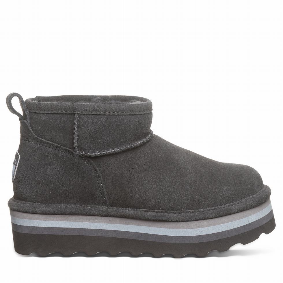 Bearpaw Retro Shorty Kalın Taban Bot Kadın Gri | YJF2112LV