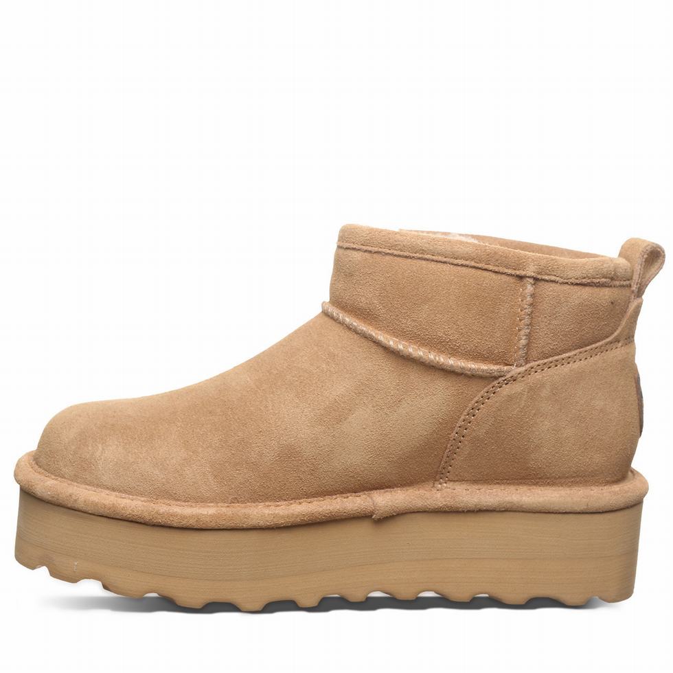 Bearpaw Retro Shorty Kalın Taban Bot Kadın Kahverengi | JUB6059FC