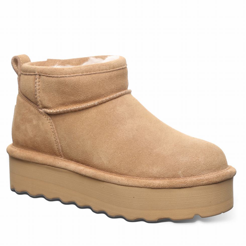 Bearpaw Retro Shorty Kalın Taban Bot Kadın Kahverengi | JUB6059FC