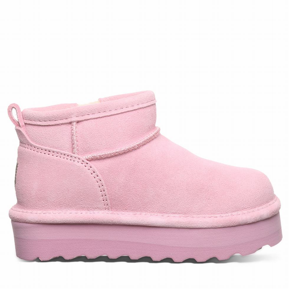 Bearpaw Retro Shorty Youth Bot Çocuk Pembe | OML7559SD