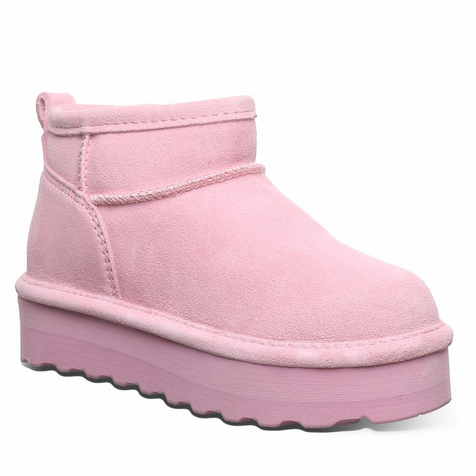 Bearpaw Retro Shorty Youth Bot Çocuk Pembe | OML7559SD