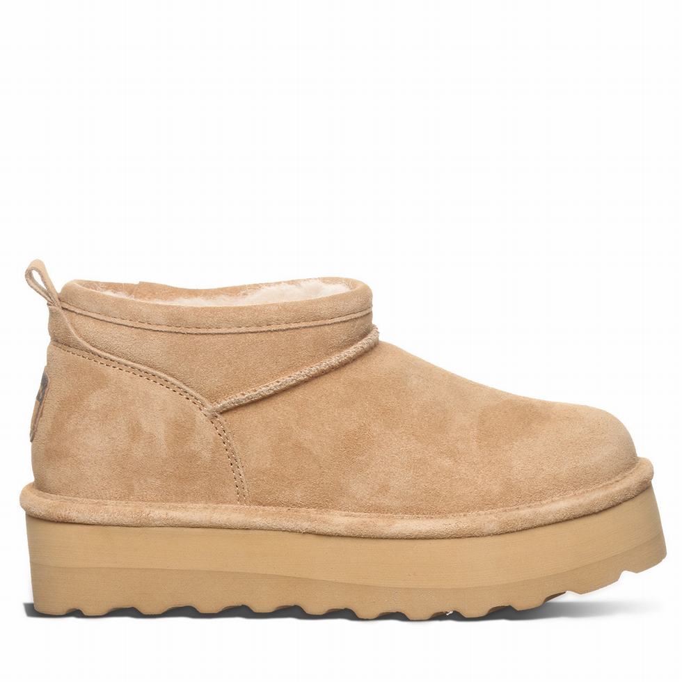 Bearpaw Retro Super Shorty Kalın Taban Bot Kadın Kahverengi | BQO5392QG