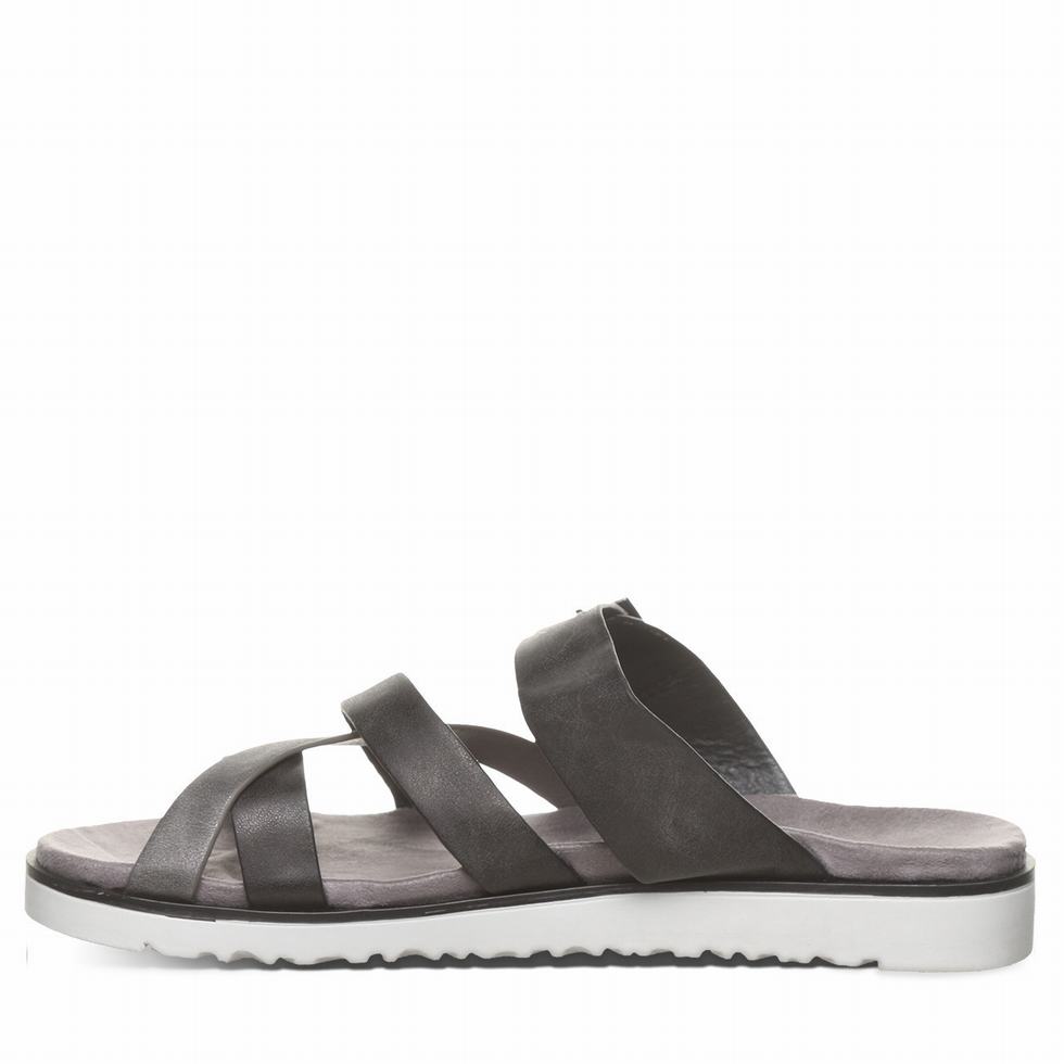 Bearpaw Rhodes Sandalet Kadın Siyah | OWY185WT