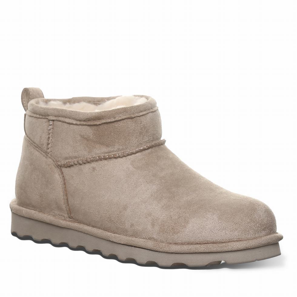 Bearpaw Shorty Vegan Bot Kadın Gri | VUE912XM