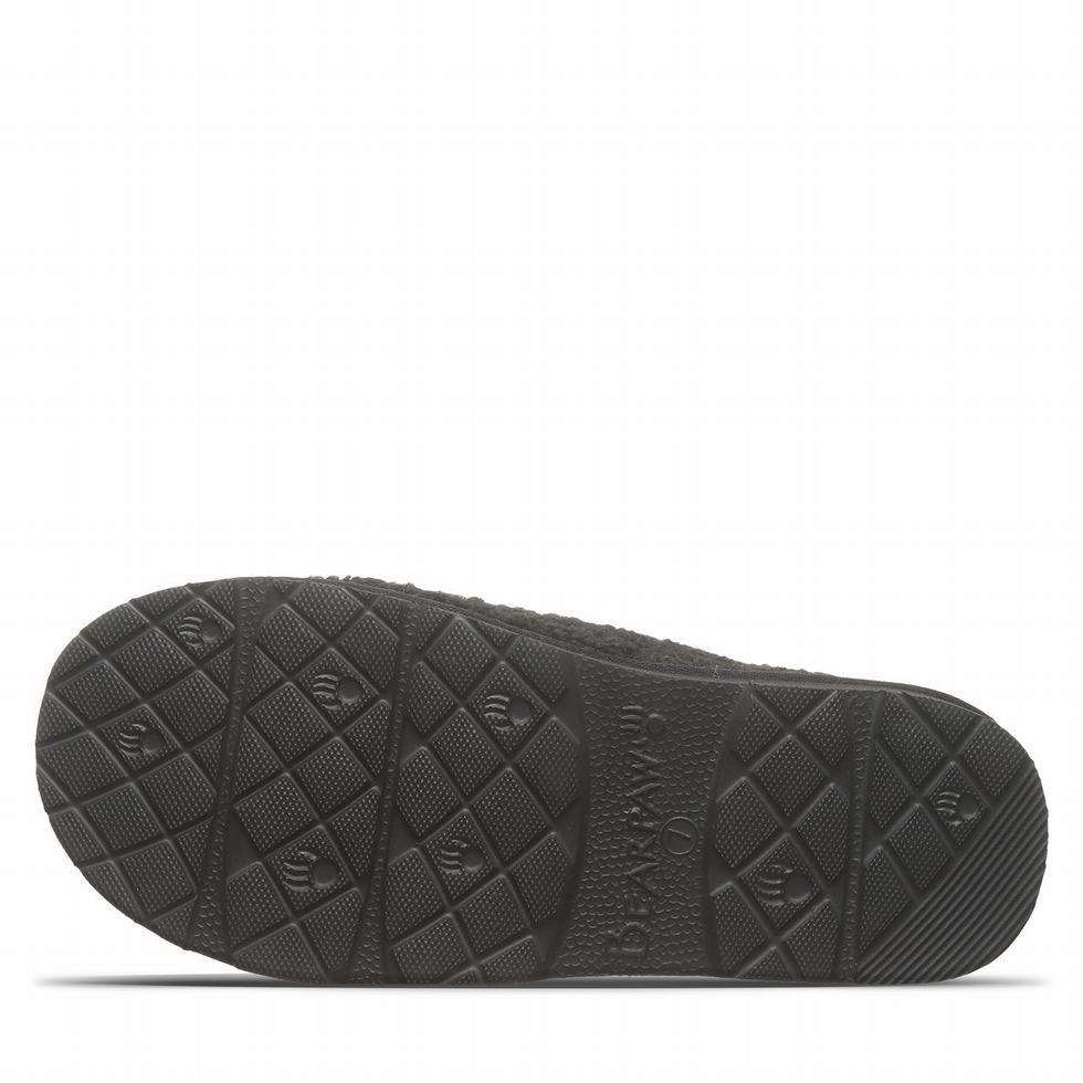 Bearpaw Snuggle Martis Terlik Kadın Siyah | BUF10078NZ