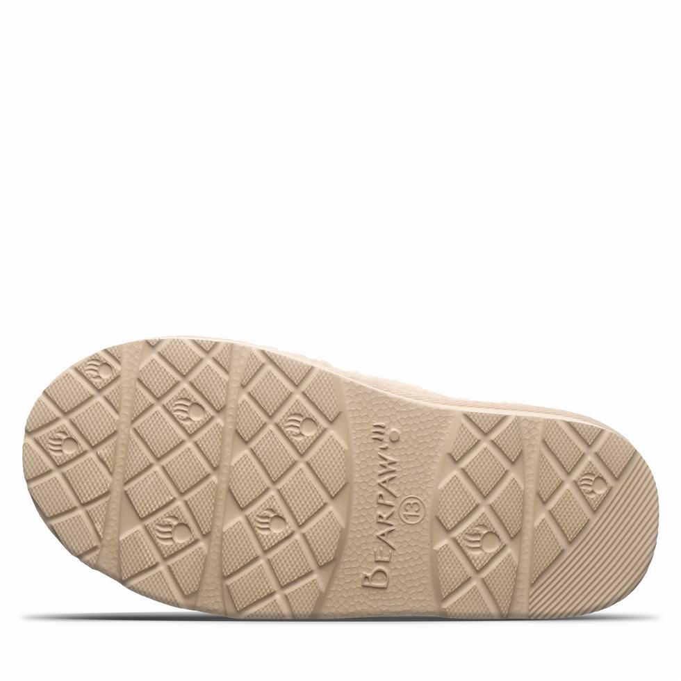 Bearpaw Snuggle Martis Youth Terlik Çocuk Bej Rengi | BYX8841CU