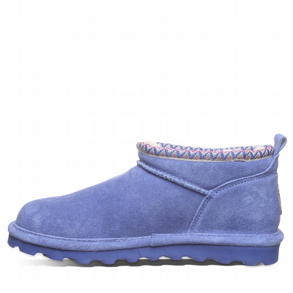 Bearpaw Super Shorty Deco Bot Kadın Mavi | RRW1092HN