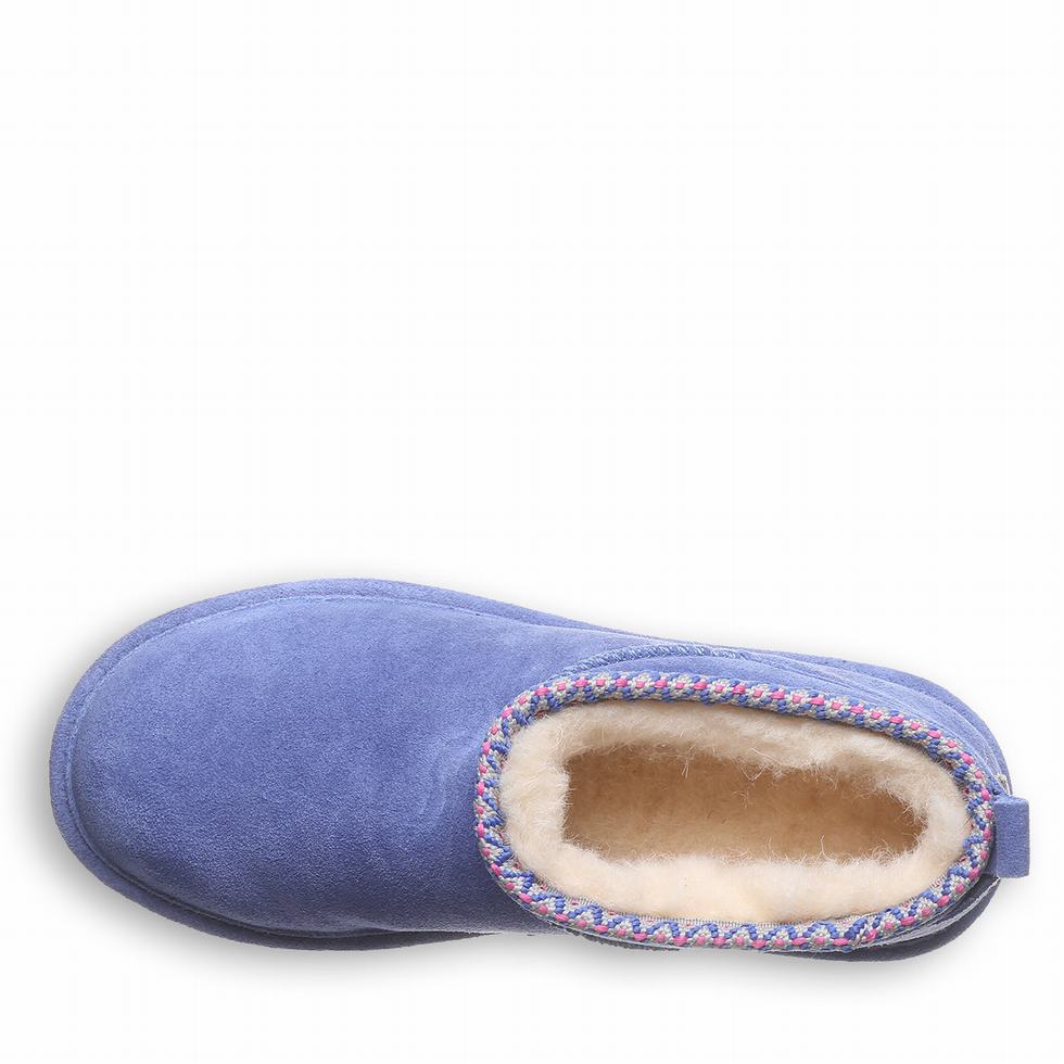 Bearpaw Super Shorty Deco Bot Kadın Mavi | RRW1092HN