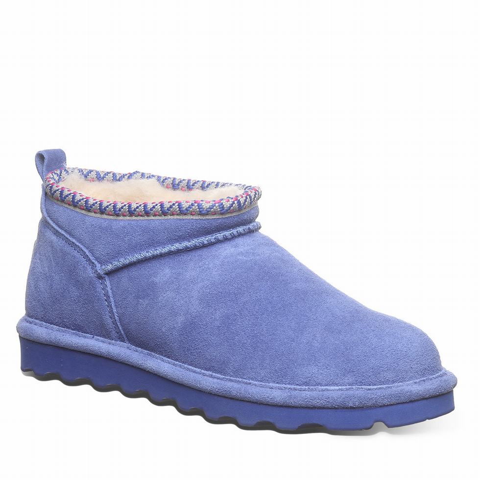 Bearpaw Super Shorty Deco Bot Kadın Mavi | RRW1092HN