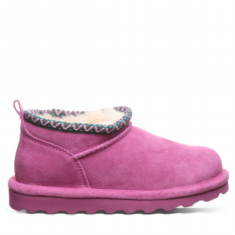 Bearpaw Super Shorty Deco Youth Bot Çocuk Mor | KOH3745SS