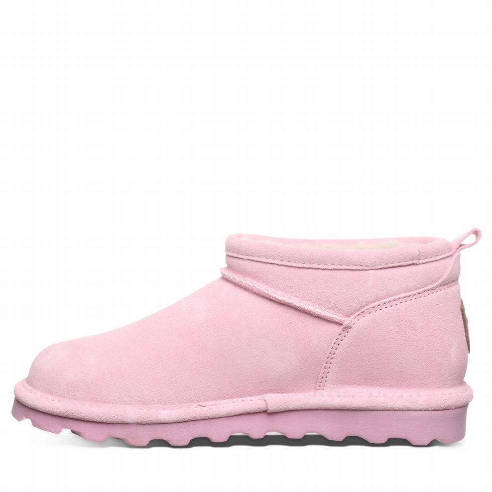 Bearpaw Super Shorty Kar Botu Kadın Pembe | NDQ659LH