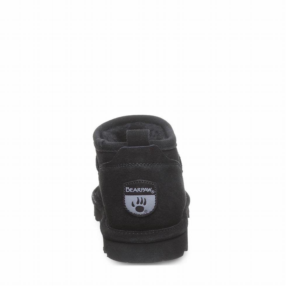 Bearpaw Super Shorty Kar Botu Kadın Siyah | ZRC3737CA