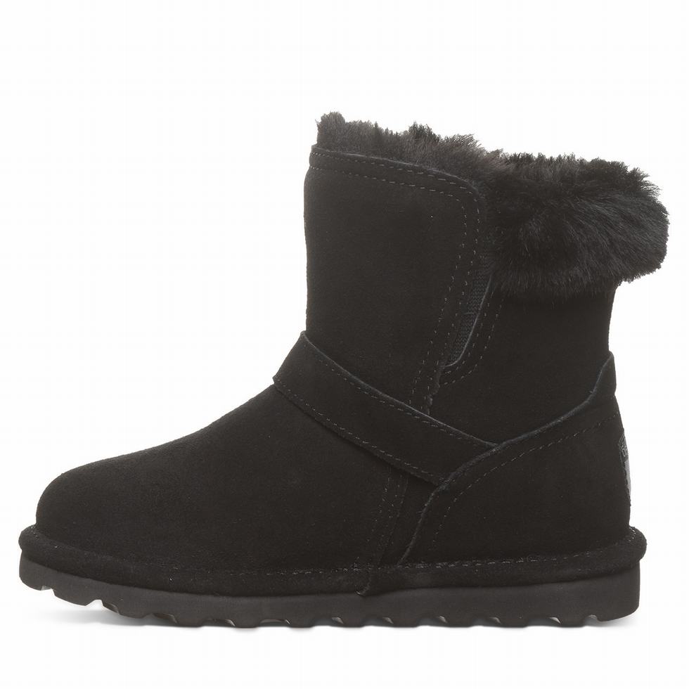 Bearpaw Tallula Youth Bot Çocuk Siyah | QPY4386OG